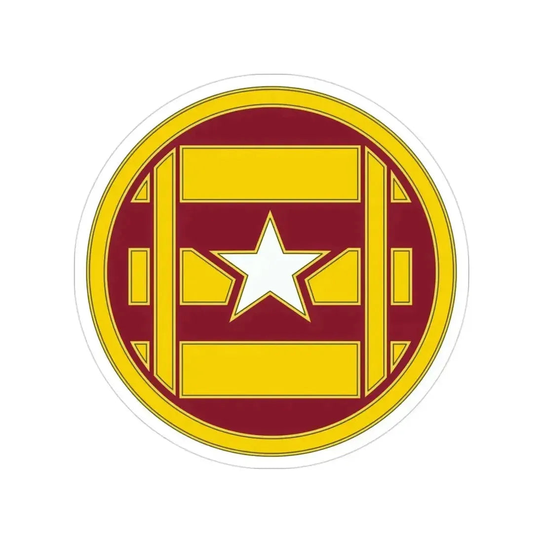 3 Transportation Brigade (U.S. Army) Transparent STICKER Die-Cut Vinyl Decal 3 Inch - The Sticker Space