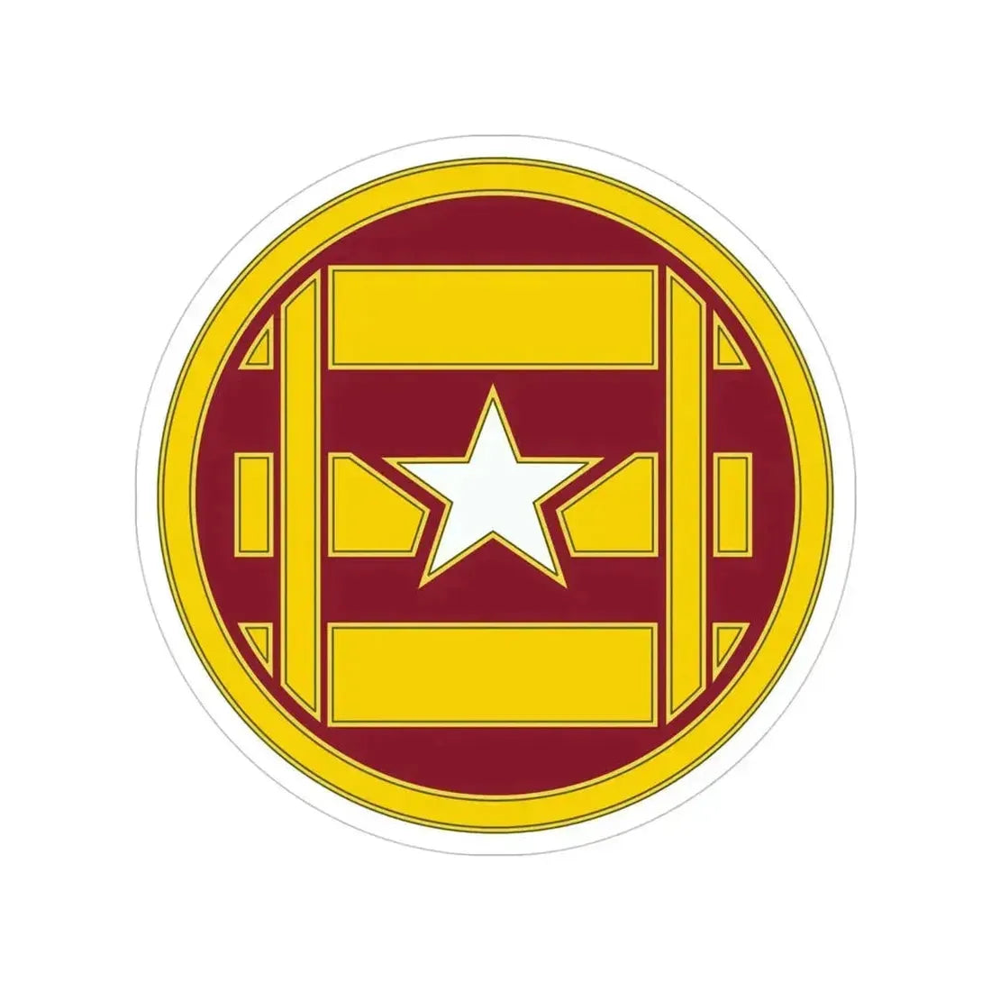 3 Transportation Brigade (U.S. Army) Transparent STICKER Die-Cut Vinyl Decal 4 Inch - The Sticker Space