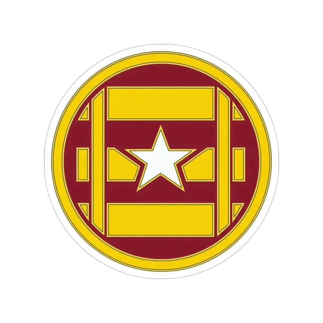 3 Transportation Brigade (U.S. Army) Transparent STICKER Die-Cut Vinyl Decal 4 Inch - The Sticker Space