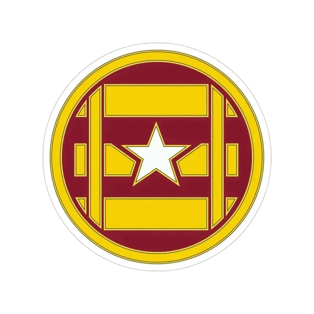 3 Transportation Brigade (U.S. Army) Transparent STICKER Die-Cut Vinyl Decal 5 Inch - The Sticker Space