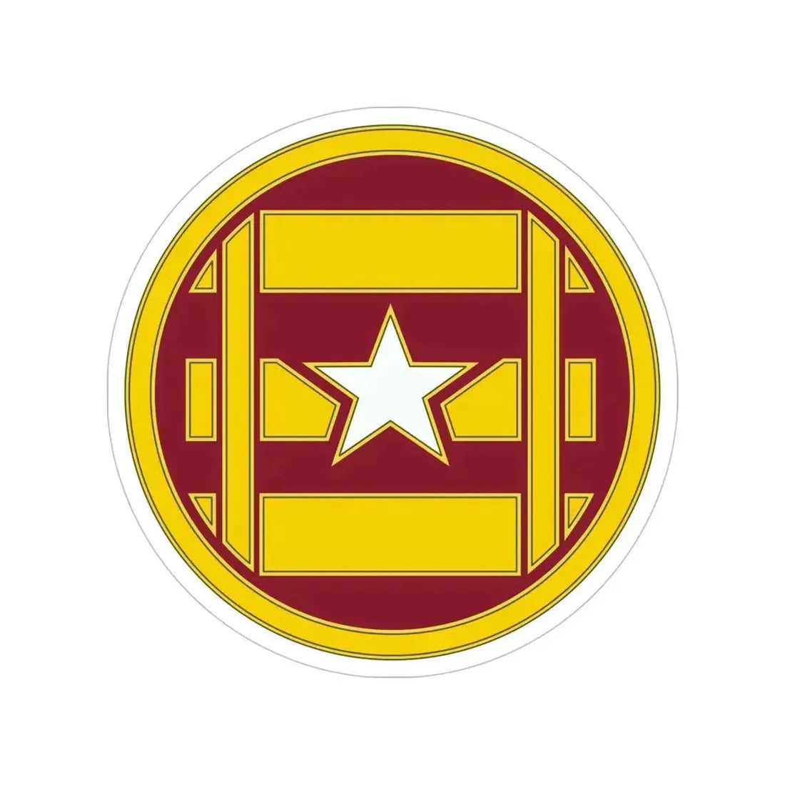 3 Transportation Brigade (U.S. Army) Transparent STICKER Die-Cut Vinyl Decal 5 Inch - The Sticker Space