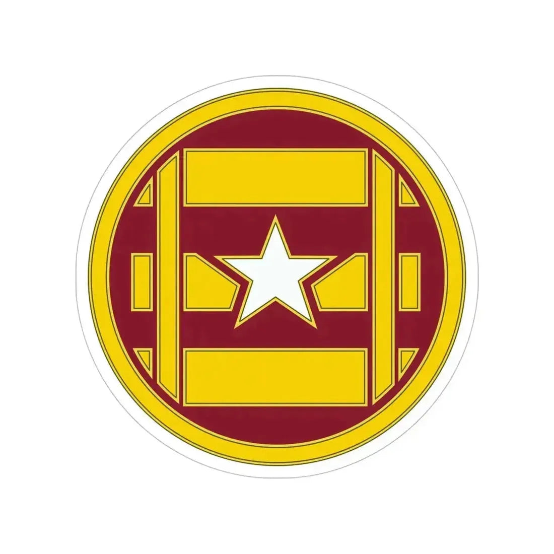 3 Transportation Brigade (U.S. Army) Transparent STICKER Die-Cut Vinyl Decal 6 Inch - The Sticker Space