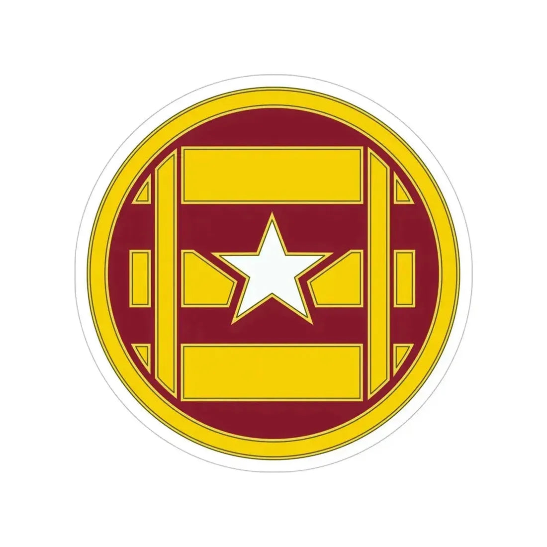 3 Transportation Brigade (U.S. Army) Transparent STICKER Die-Cut Vinyl Decal 6 Inch - The Sticker Space