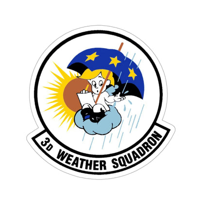 3 Weather Squadron ACC (U.S. Air Force) STICKER Vinyl Die-Cut Decal-3 Inch-The Sticker Space