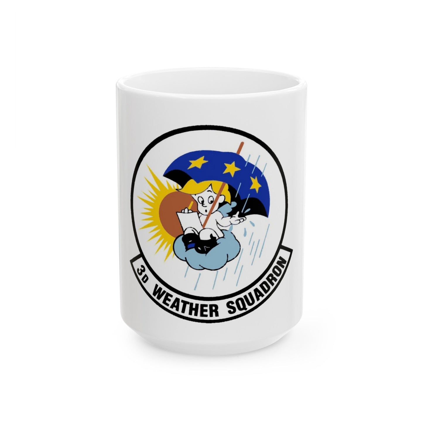 3 Weather Squadron ACC (U.S. Air Force) White Coffee Mug-15oz-The Sticker Space