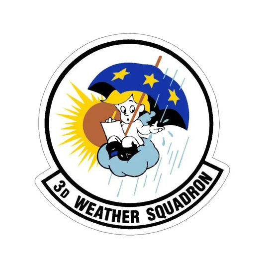 3 Weather Squadron ACC (U.S. Air Force) STICKER Vinyl Die-Cut Decal 6 Inch - The Sticker Space