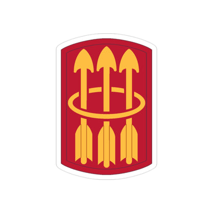 30 Air Defense Artillery Brigade (U.S. Army) REVERSE PRINT Transparent STICKER-2" × 2"-The Sticker Space