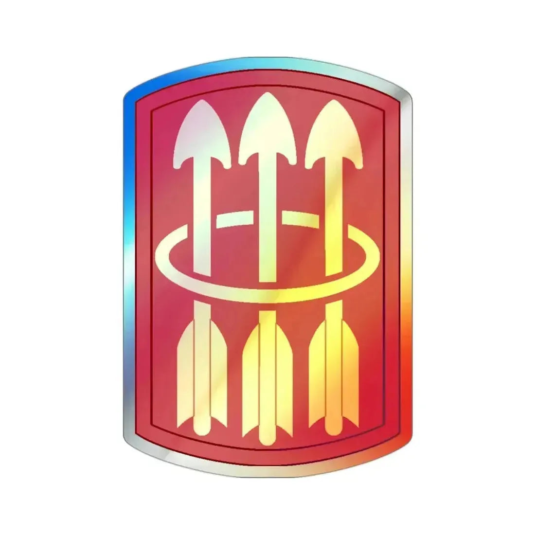 30 Air Defense Artillery Brigade (U.S. Army) Holographic STICKER Die-Cut Vinyl Decal 3 Inch Holographic - The Sticker Space