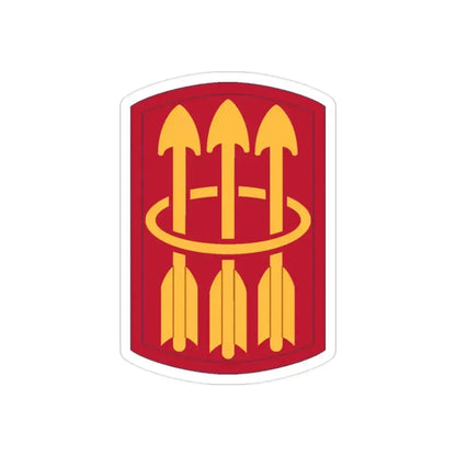 30 Air Defense Artillery Brigade (U.S. Army) REVERSE PRINT Transparent Die-Cut STICKER 2 Inch Die-Cut Transparent - The Sticker Space