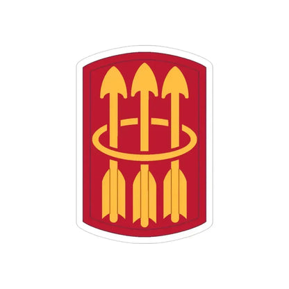 30 Air Defense Artillery Brigade (U.S. Army) REVERSE PRINT Transparent Die-Cut STICKER 3 Inch Die-Cut Transparent - The Sticker Space