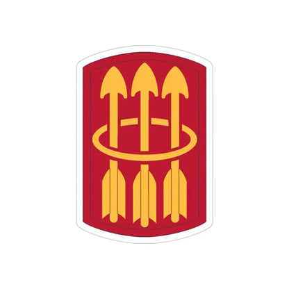 30 Air Defense Artillery Brigade (U.S. Army) REVERSE PRINT Transparent Die-Cut STICKER 6 Inch Die-Cut Transparent - The Sticker Space