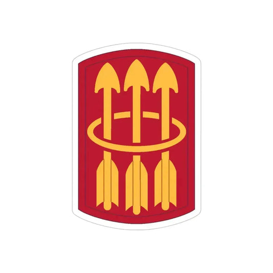 30 Air Defense Artillery Brigade (U.S. Army) REVERSE PRINT Transparent Die-Cut STICKER 6 Inch Die-Cut Transparent - The Sticker Space