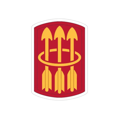 30 Air Defense Artillery Brigade (U.S. Army) REVERSE PRINT Transparent Die-Cut STICKER - The Sticker Space