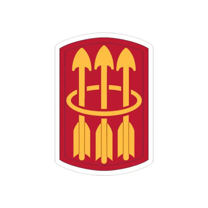 30 Air Defense Artillery Brigade (U.S. Army) REVERSE PRINT Transparent Die-Cut STICKER - The Sticker Space