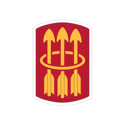 30 Air Defense Artillery Brigade (U.S. Army) REVERSE PRINT Transparent Die-Cut STICKER - The Sticker Space