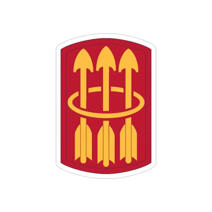 30 Air Defense Artillery Brigade (U.S. Army) REVERSE PRINT Transparent Die-Cut STICKER - The Sticker Space
