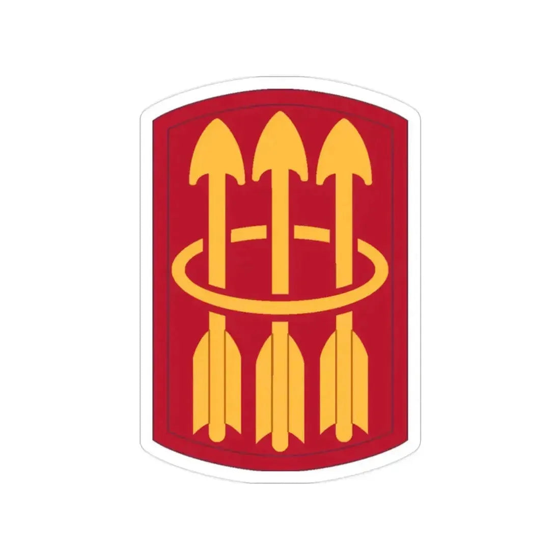 30 Air Defense Artillery Brigade (U.S. Army) Transparent STICKER Die-Cut Vinyl Decal 2 Inch - The Sticker Space