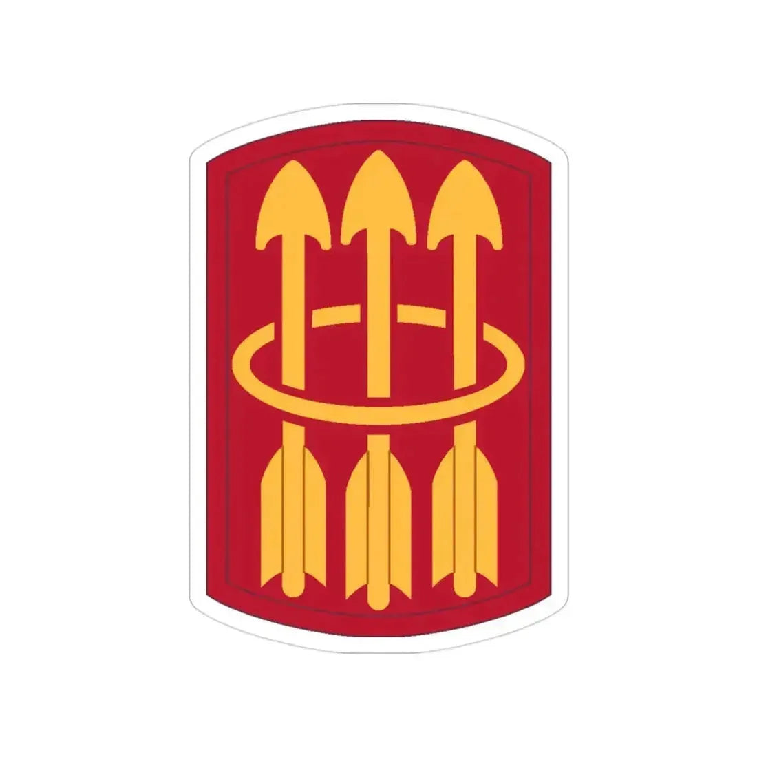 30 Air Defense Artillery Brigade (U.S. Army) Transparent STICKER Die-Cut Vinyl Decal 3 Inch - The Sticker Space