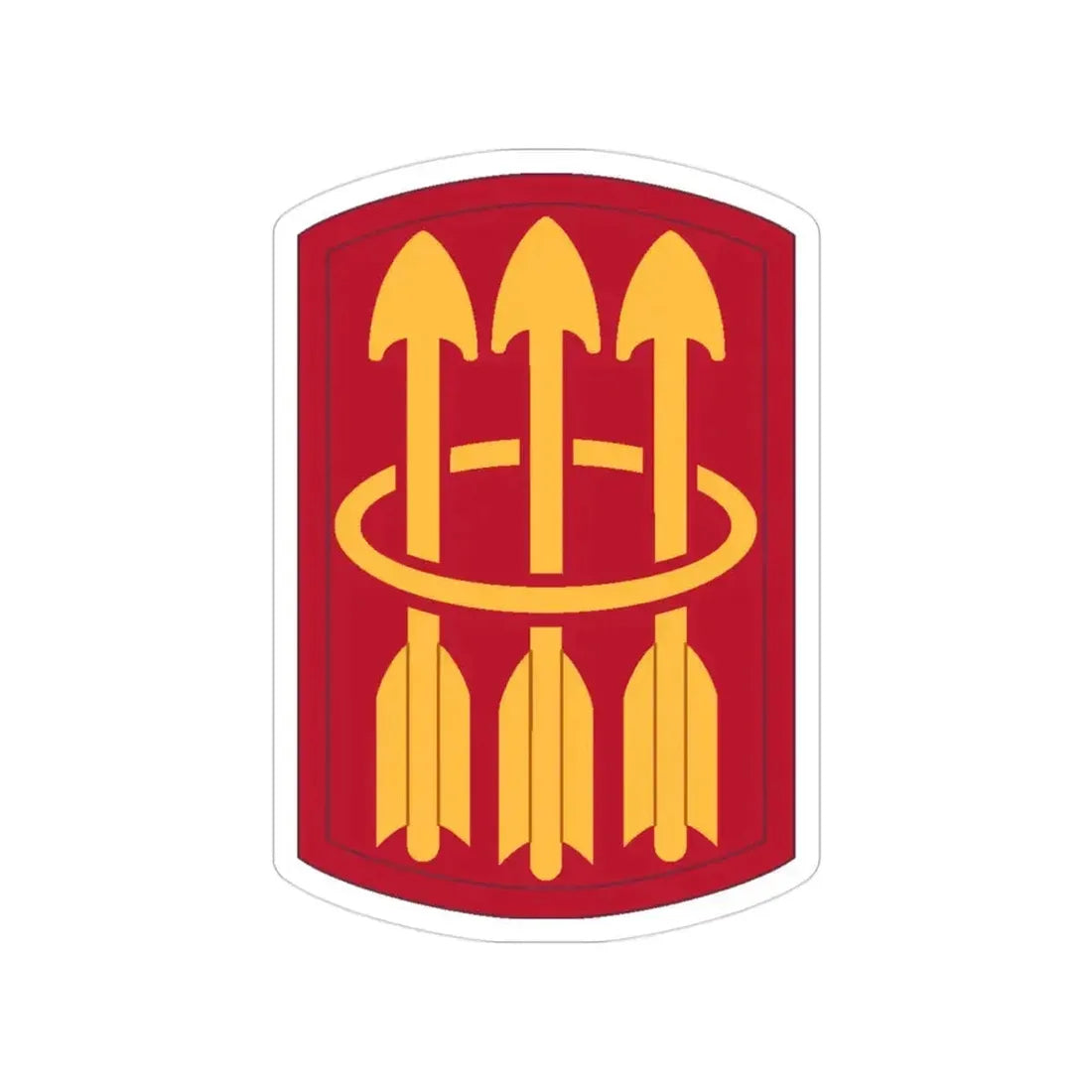 30 Air Defense Artillery Brigade (U.S. Army) Transparent STICKER Die-Cut Vinyl Decal 3 Inch - The Sticker Space