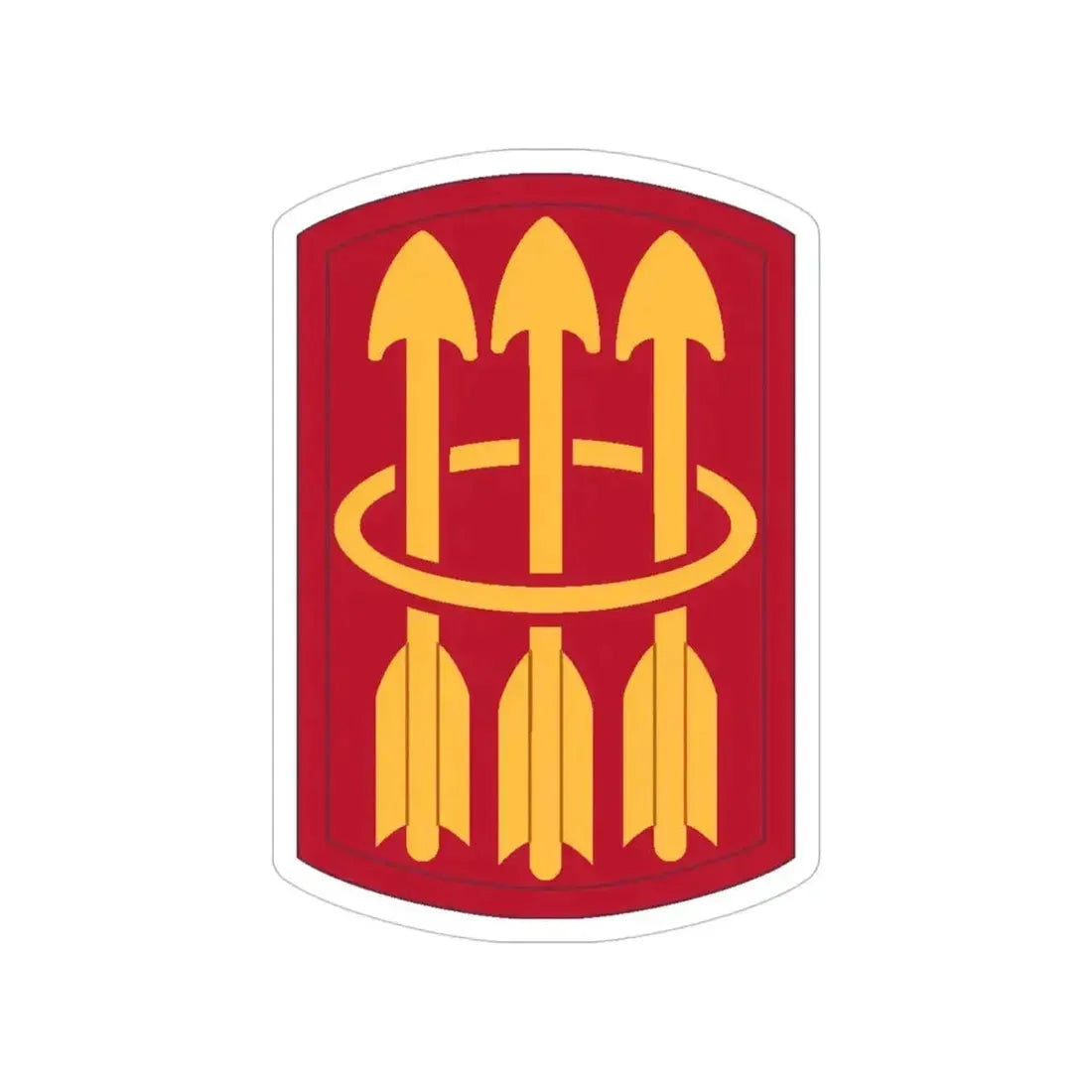30 Air Defense Artillery Brigade (U.S. Army) Transparent STICKER Die-Cut Vinyl Decal 4 Inch - The Sticker Space