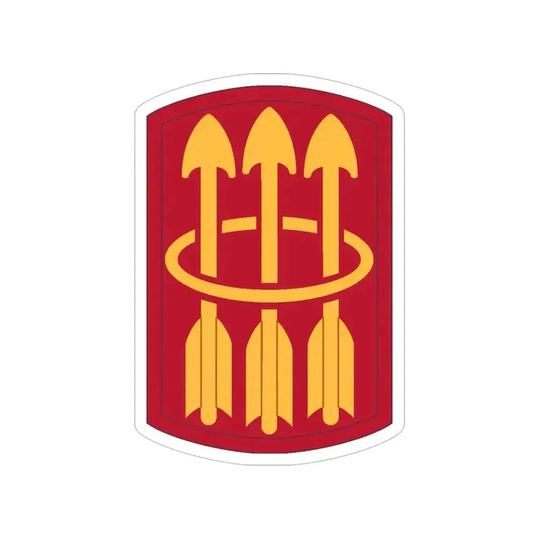 30 Air Defense Artillery Brigade (U.S. Army) Transparent STICKER Die-Cut Vinyl Decal 5 Inch - The Sticker Space
