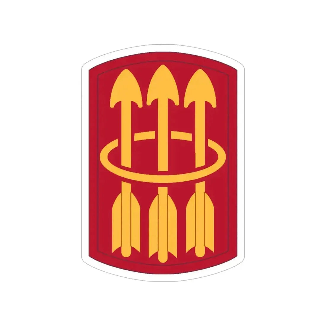 30 Air Defense Artillery Brigade (U.S. Army) Transparent STICKER Die-Cut Vinyl Decal 5 Inch - The Sticker Space