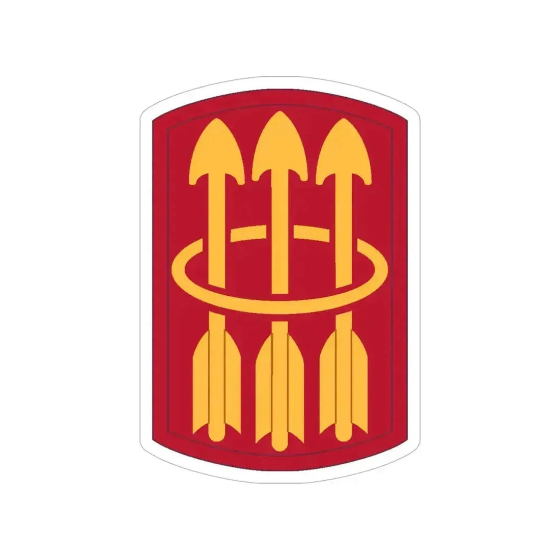 30 Air Defense Artillery Brigade (U.S. Army) Transparent STICKER Die-Cut Vinyl Decal 6 Inch - The Sticker Space