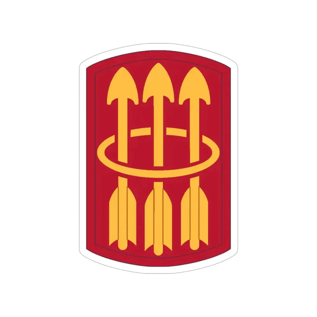 30 Air Defense Artillery Brigade (U.S. Army) Transparent STICKER Die-Cut Vinyl Decal - The Sticker Space