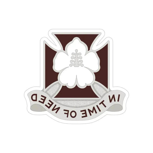 30 Field Hospital (U.S. Army) REVERSE PRINT Transparent Die-Cut STICKER 6 Inch Die-Cut Transparent - The Sticker Space