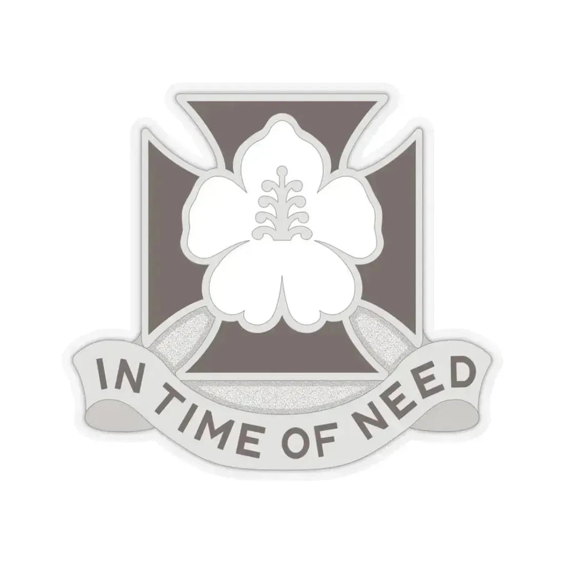 30 Field Hospital (U.S. Army) STICKER Vinyl Kiss-Cut Decal 3 Inch Transparent - The Sticker Space