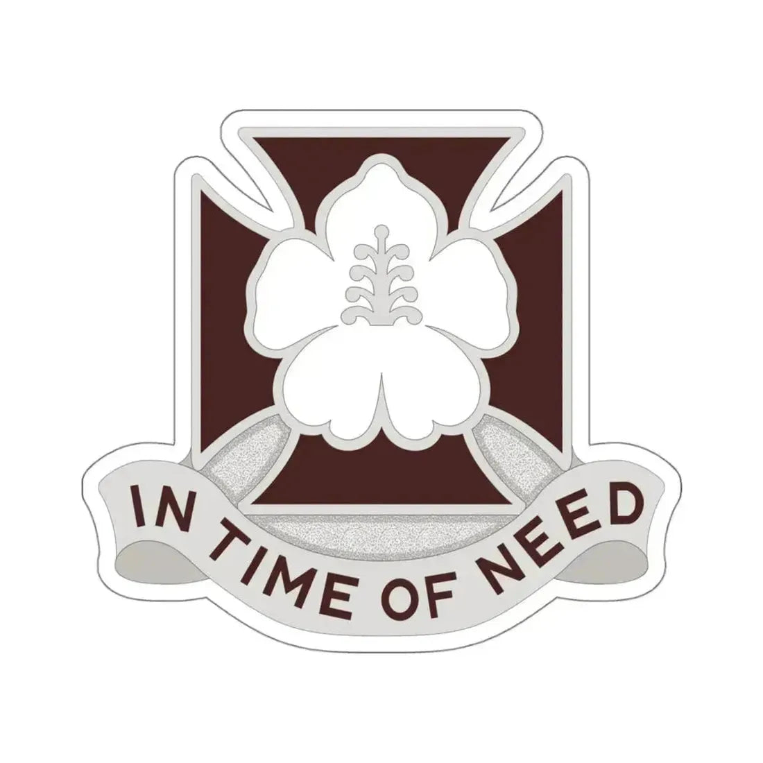 30 Field Hospital (U.S. Army) STICKER Vinyl Kiss-Cut Decal 4 Inch White - The Sticker Space