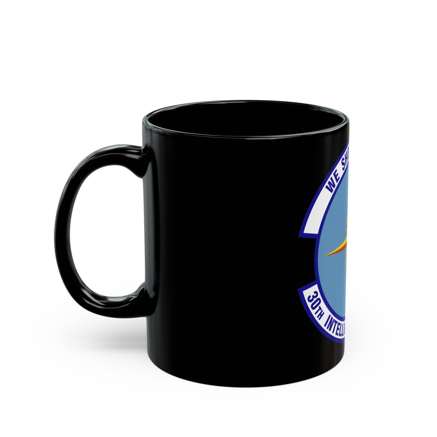 30 Intelligence Squadron AFISRA (U.S. Air Force) Black Coffee Mug-The Sticker Space