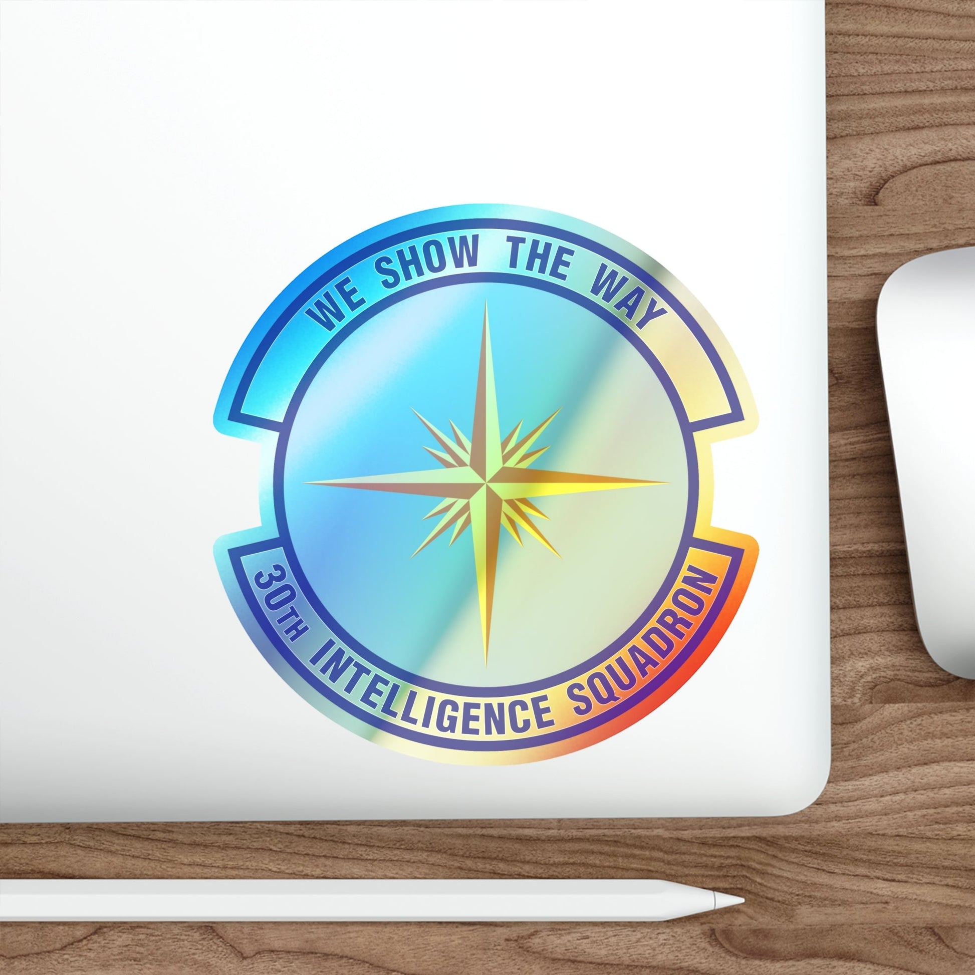 30 Intelligence Squadron AFISRA (U.S. Air Force) Holographic STICKER Die-Cut Vinyl Decal-The Sticker Space