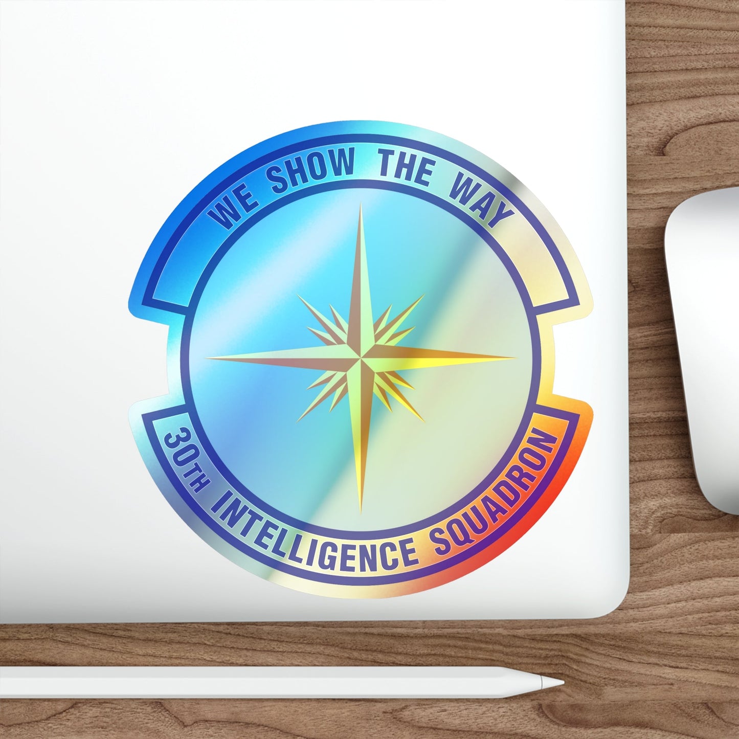 30 Intelligence Squadron AFISRA (U.S. Air Force) Holographic STICKER Die-Cut Vinyl Decal-The Sticker Space