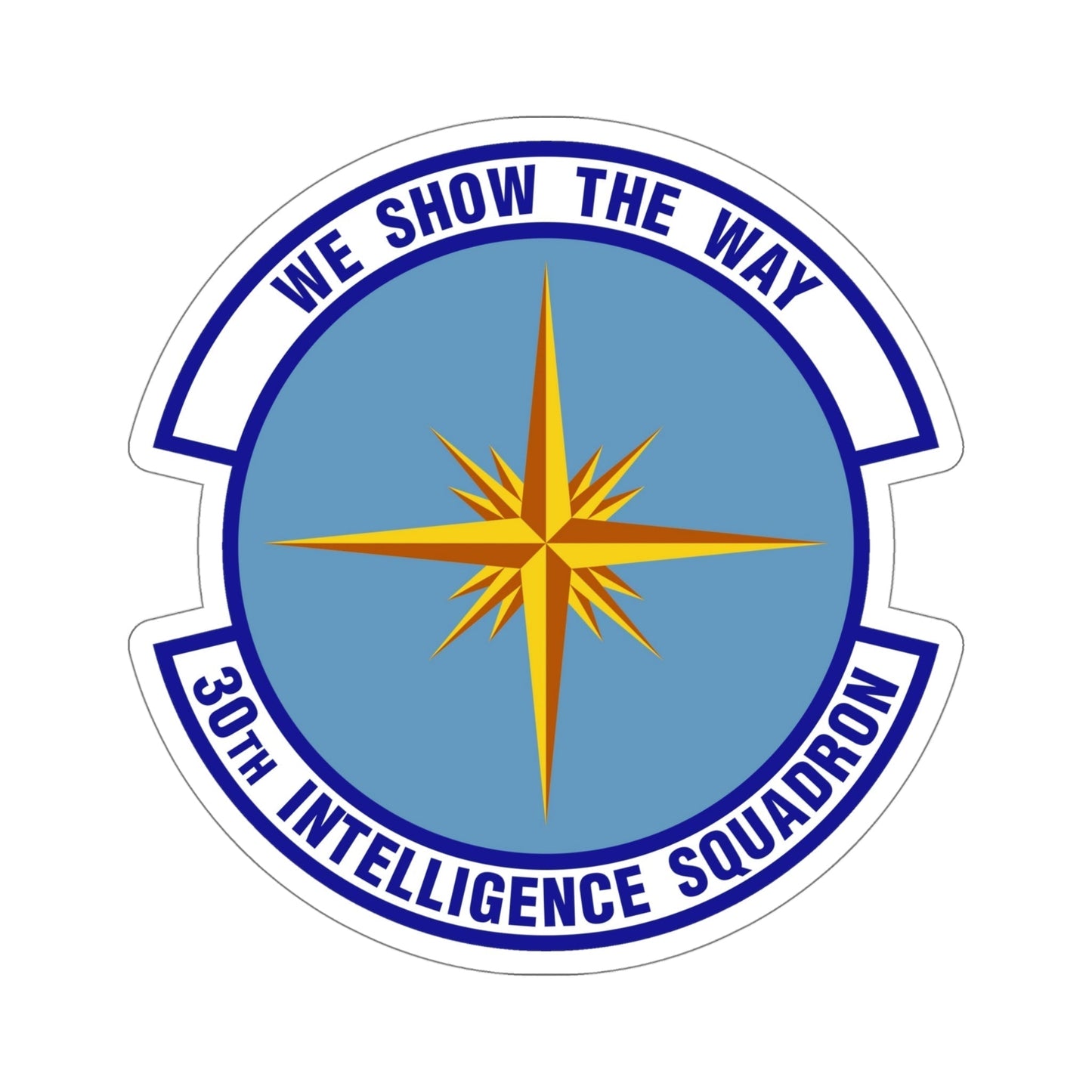 30 Intelligence Squadron AFISRA (U.S. Air Force) STICKER Vinyl Die-Cut Decal-5 Inch-The Sticker Space