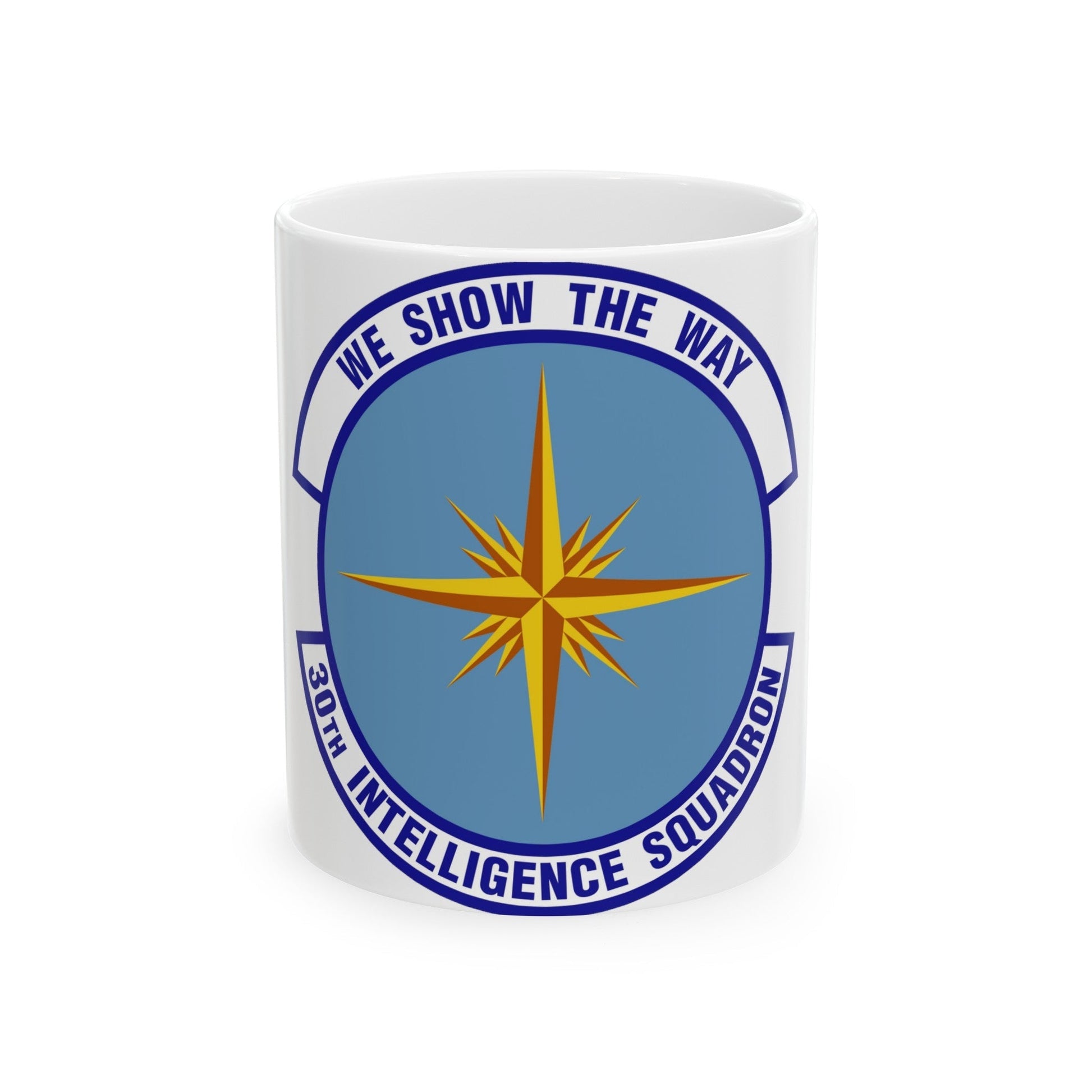 30 Intelligence Squadron AFISRA (U.S. Air Force) White Coffee Mug-11oz-The Sticker Space