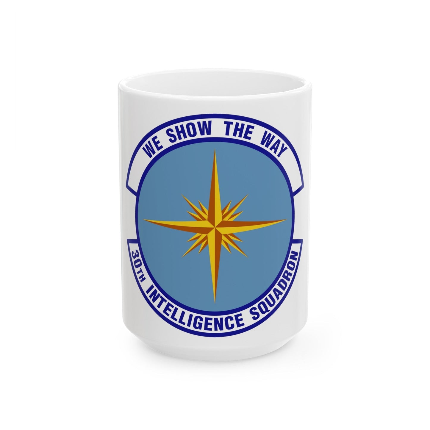 30 Intelligence Squadron AFISRA (U.S. Air Force) White Coffee Mug-15oz-The Sticker Space