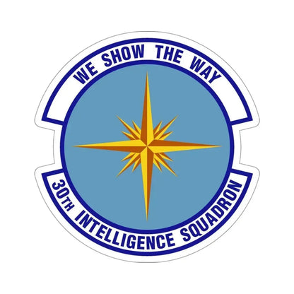 30 Intelligence Squadron AFISRA (U.S. Air Force) STICKER Vinyl Die-Cut Decal 4 Inch - The Sticker Space