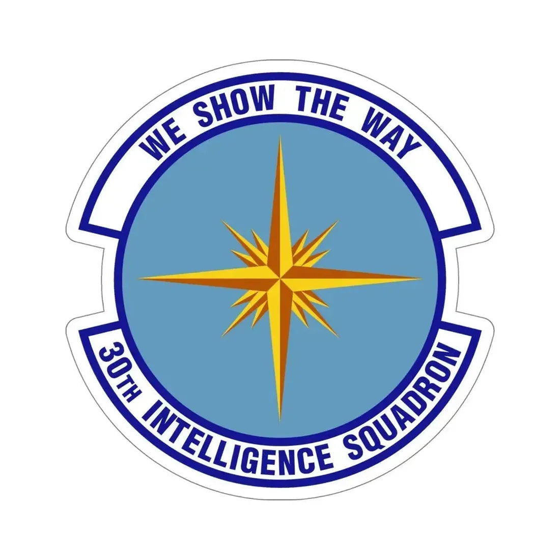 30 Intelligence Squadron AFISRA (U.S. Air Force) STICKER Vinyl Die-Cut Decal 6 Inch - The Sticker Space