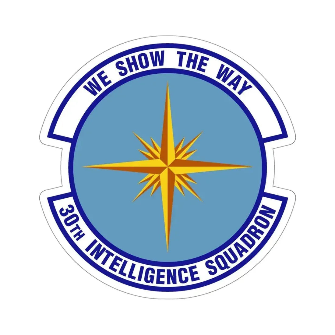 30 Intelligence Squadron AFISRA (U.S. Air Force) STICKER Vinyl Die-Cut Decal - The Sticker Space