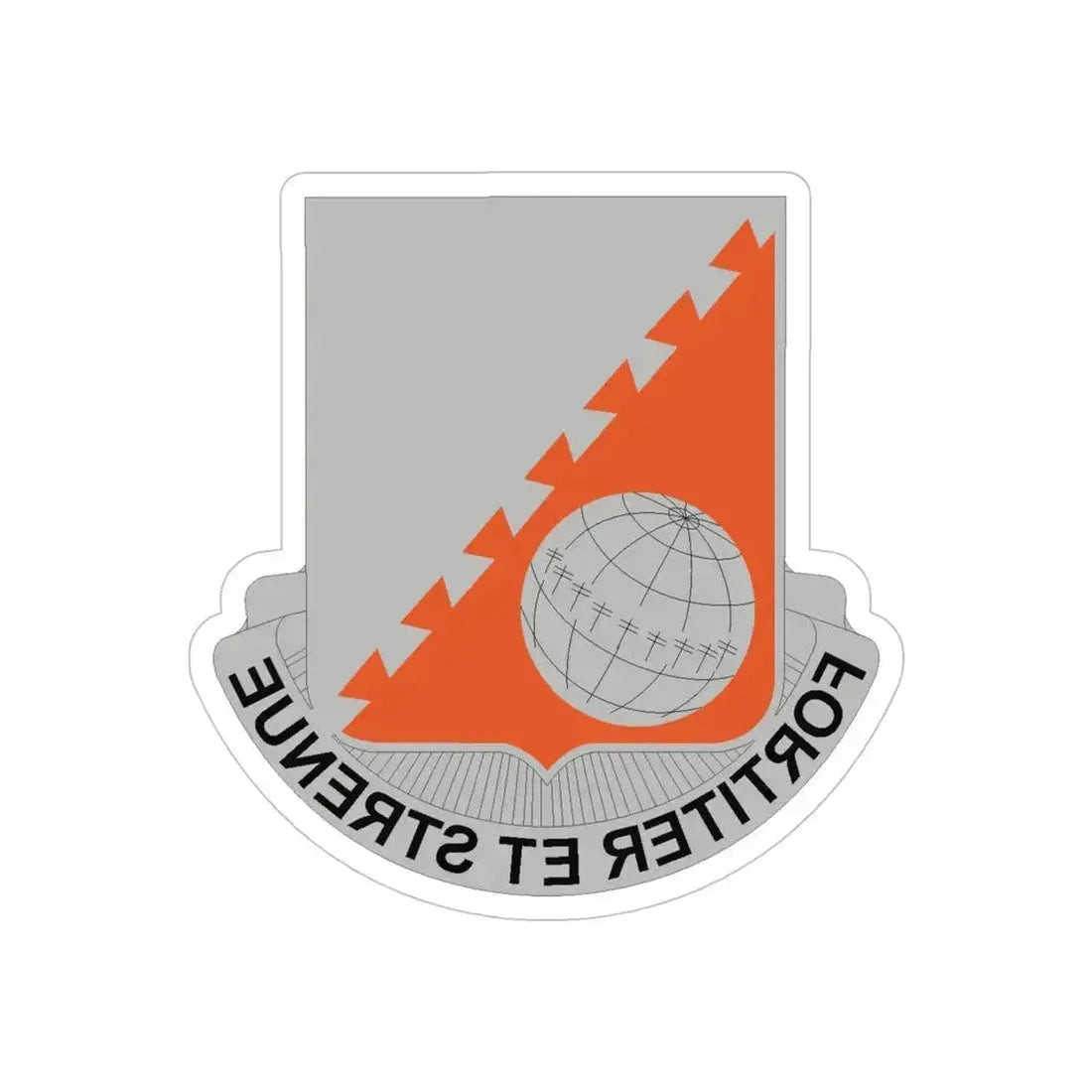 30 Signal Battalion (U.S. Army) REVERSE PRINT Transparent Die-Cut STICKER 5 Inch Die-Cut Transparent - The Sticker Space