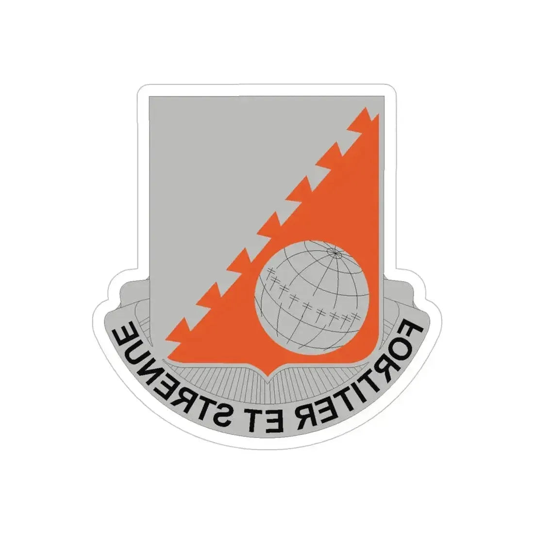 30 Signal Battalion (U.S. Army) REVERSE PRINT Transparent Die-Cut STICKER 6 Inch Die-Cut Transparent - The Sticker Space