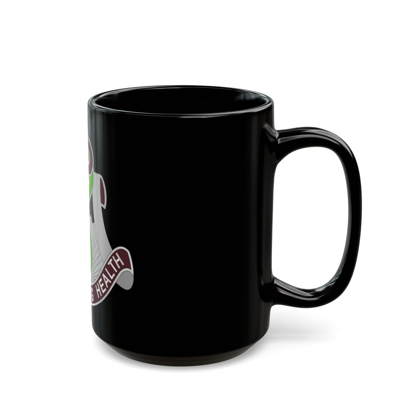 300 Field Hospital (U.S. Army) Black Coffee Mug-The Sticker Space