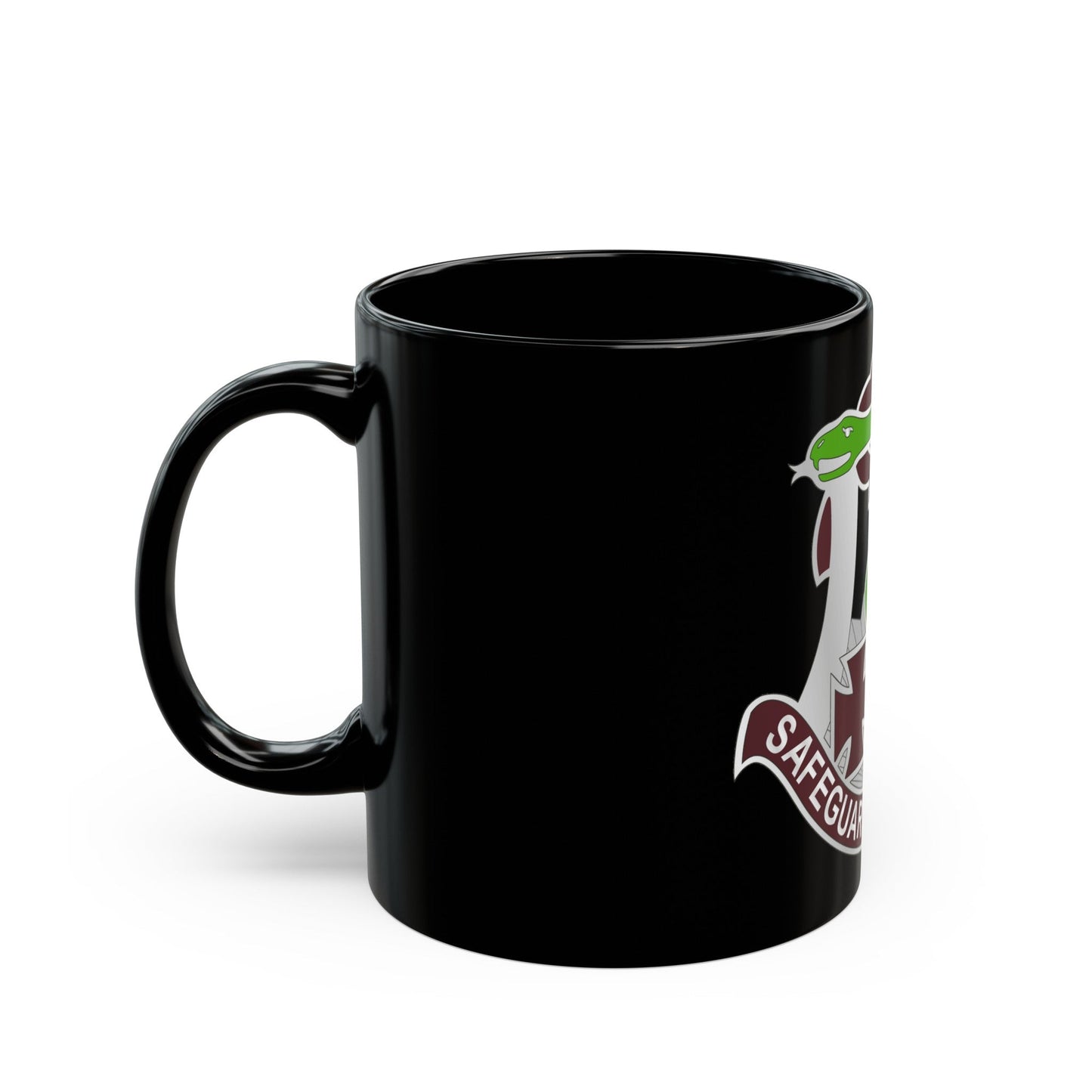 300 Field Hospital (U.S. Army) Black Coffee Mug-The Sticker Space