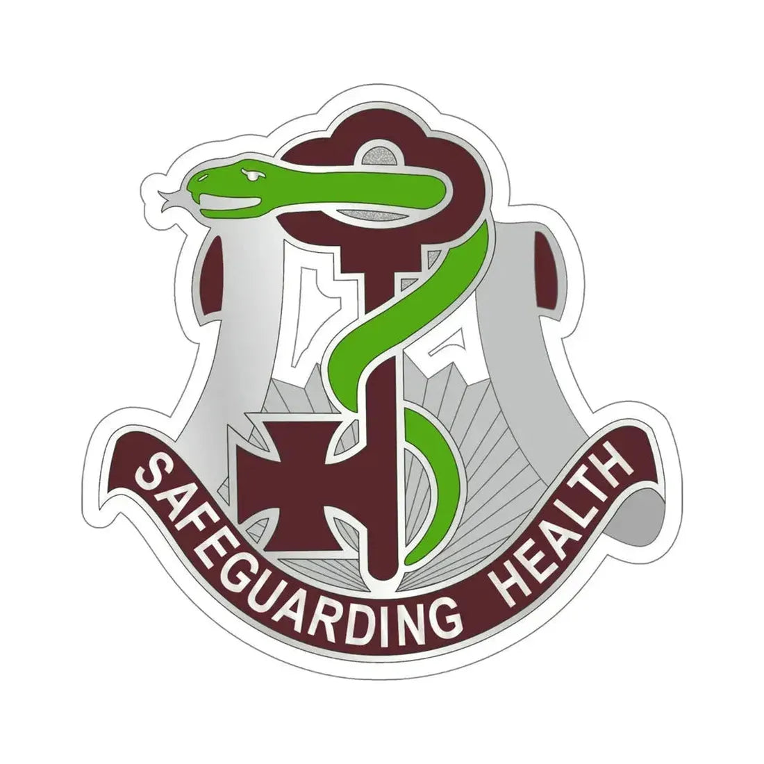 300 Field Hospital (U.S. Army) STICKER Vinyl Die-Cut Decal 6 Inch - The Sticker Space