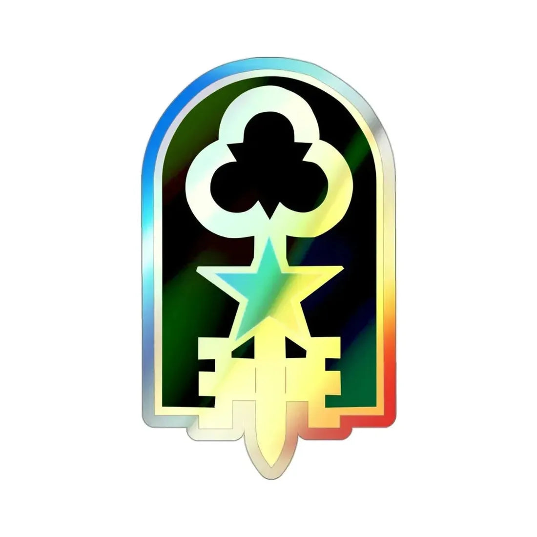 300 Military Police Brigade 2 (U.S. Army) Holographic STICKER Die-Cut Vinyl Decal - The Sticker Space