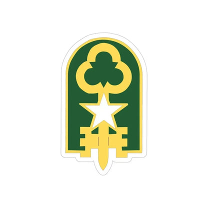 300 Military Police Brigade 2 (U.S. Army) REVERSE PRINT Transparent Die-Cut STICKER - The Sticker Space