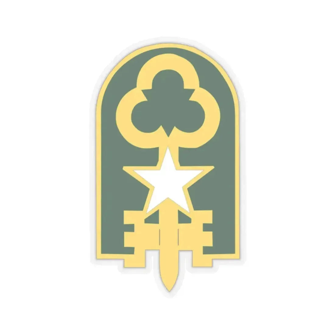 300 Military Police Brigade 2 (U.S. Army) STICKER Vinyl Kiss-Cut Decal 2 Inch Transparent - The Sticker Space