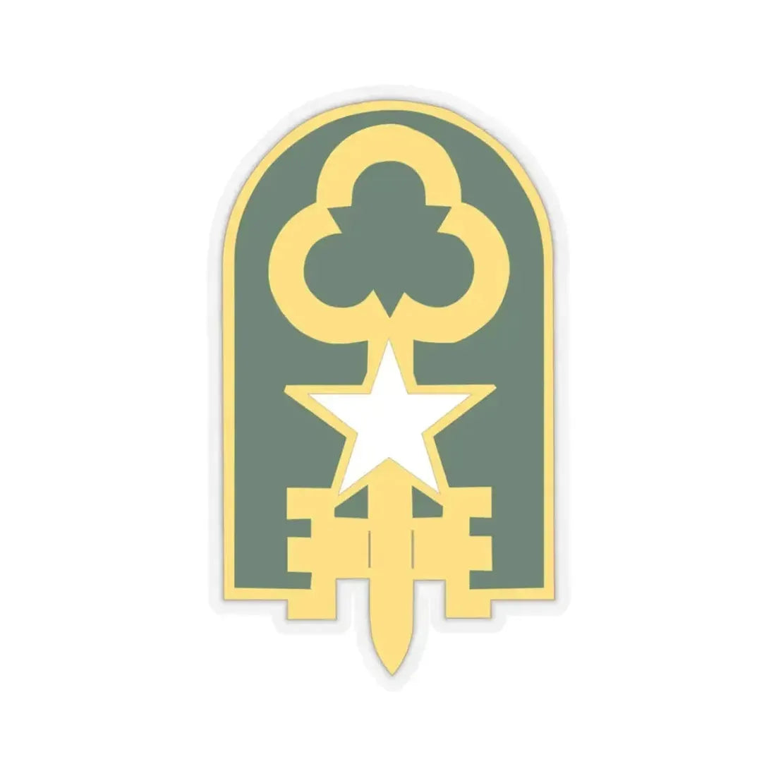 300 Military Police Brigade 2 (U.S. Army) STICKER Vinyl Kiss-Cut Decal 3 Inch Transparent - The Sticker Space