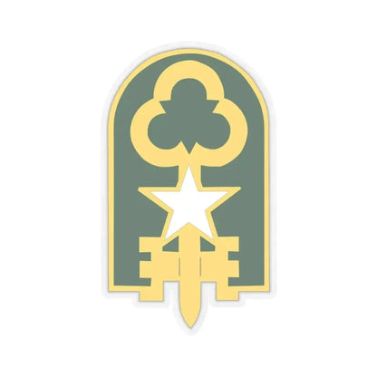 300 Military Police Brigade 2 (U.S. Army) STICKER Vinyl Kiss-Cut Decal 4 Inch Transparent - The Sticker Space